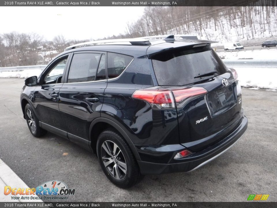 2018 Toyota RAV4 XLE AWD Galactic Aqua Mica / Black Photo #12