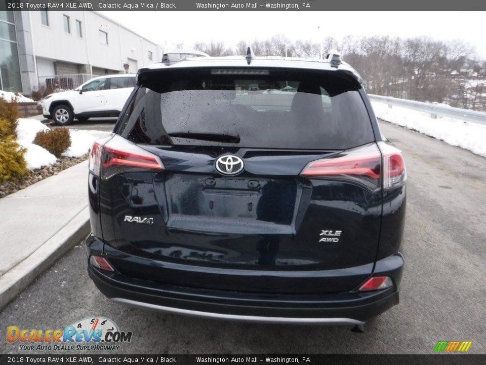 2018 Toyota RAV4 XLE AWD Galactic Aqua Mica / Black Photo #13