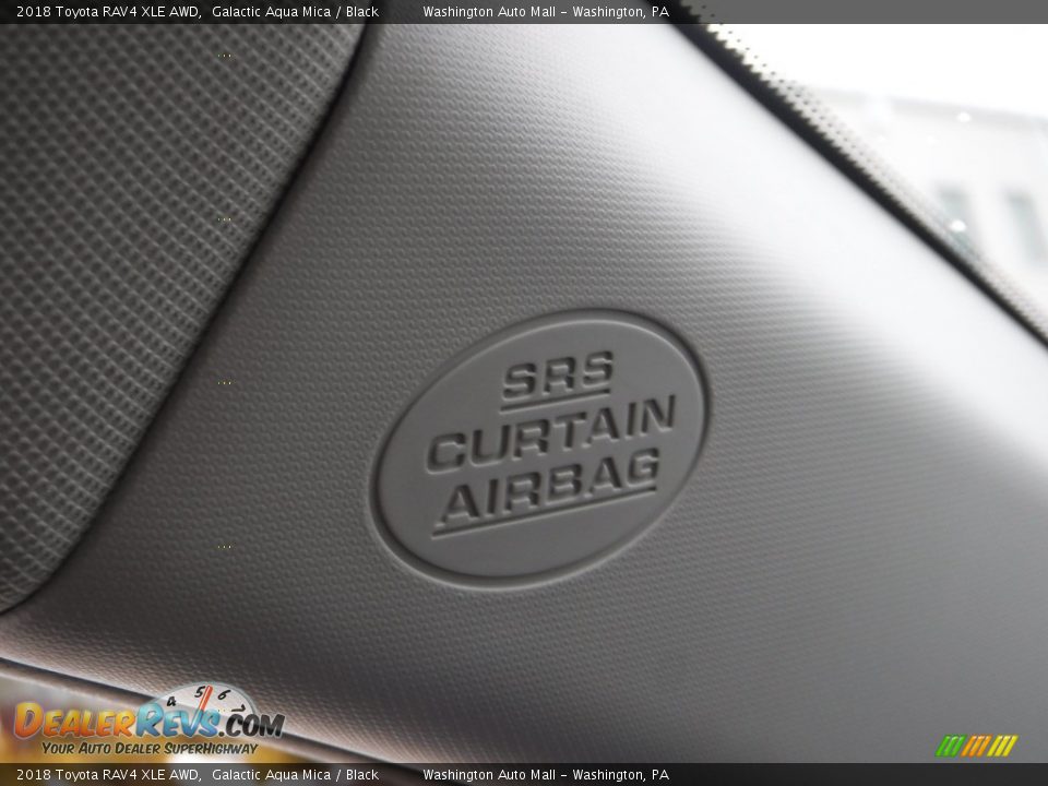 2018 Toyota RAV4 XLE AWD Galactic Aqua Mica / Black Photo #22