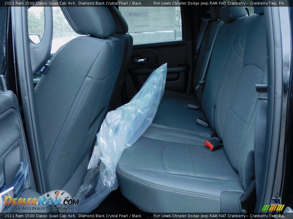 2021 Ram 1500 Classic Quad Cab 4x4 Diamond Black Crystal Pearl / Black Photo #12