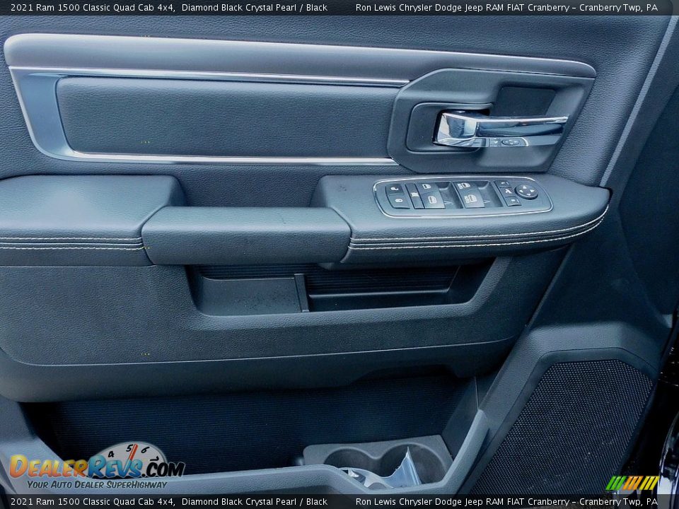 2021 Ram 1500 Classic Quad Cab 4x4 Diamond Black Crystal Pearl / Black Photo #14