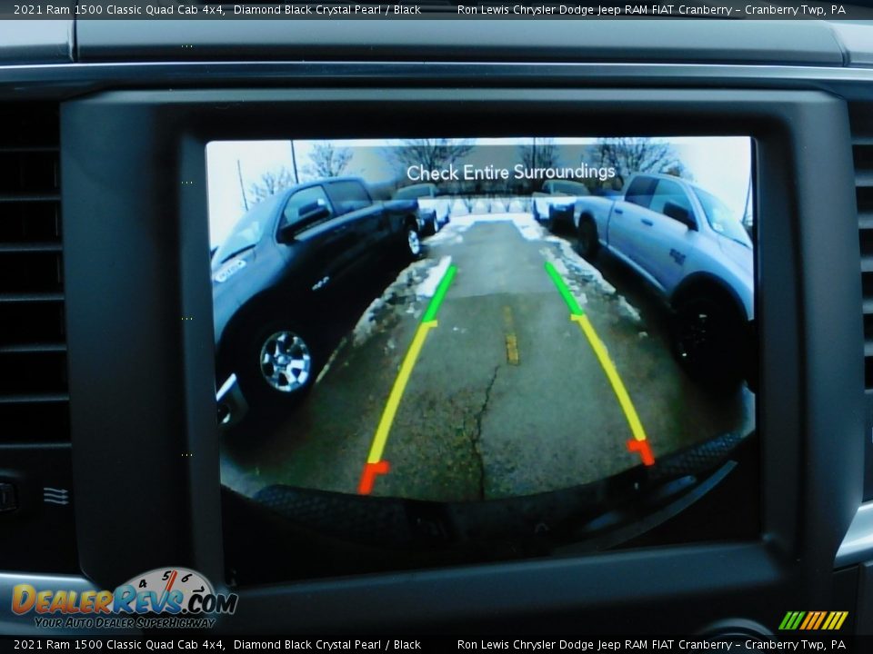 2021 Ram 1500 Classic Quad Cab 4x4 Diamond Black Crystal Pearl / Black Photo #17