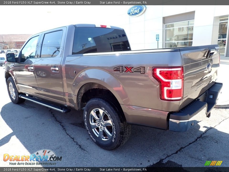 2018 Ford F150 XLT SuperCrew 4x4 Stone Gray / Earth Gray Photo #3