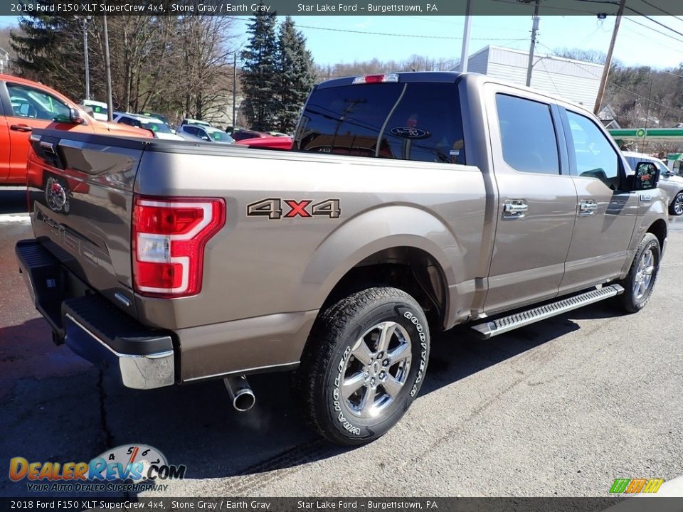 2018 Ford F150 XLT SuperCrew 4x4 Stone Gray / Earth Gray Photo #5