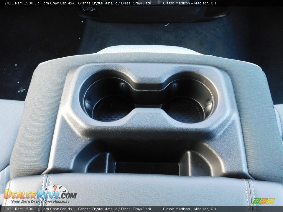 2021 Ram 1500 Big Horn Crew Cab 4x4 Granite Crystal Metallic / Diesel Gray/Black Photo #6