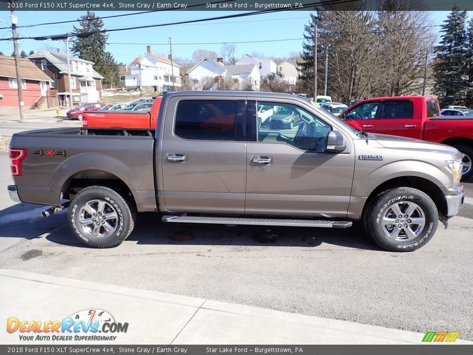 2018 Ford F150 XLT SuperCrew 4x4 Stone Gray / Earth Gray Photo #6