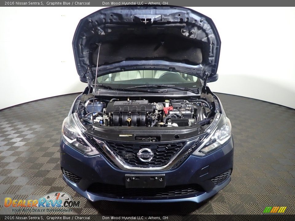 2016 Nissan Sentra S Graphite Blue / Charcoal Photo #6