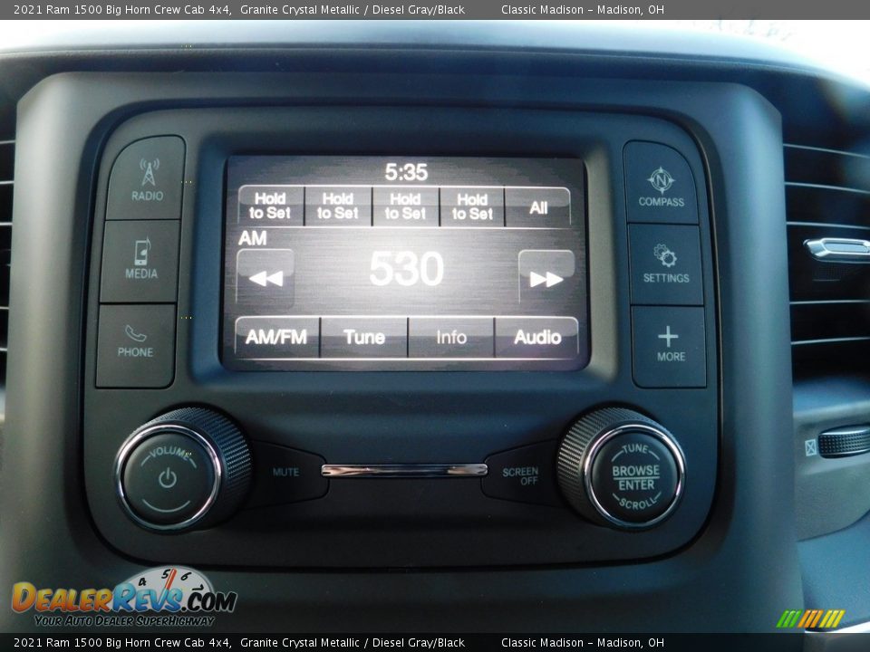 2021 Ram 1500 Big Horn Crew Cab 4x4 Granite Crystal Metallic / Diesel Gray/Black Photo #8