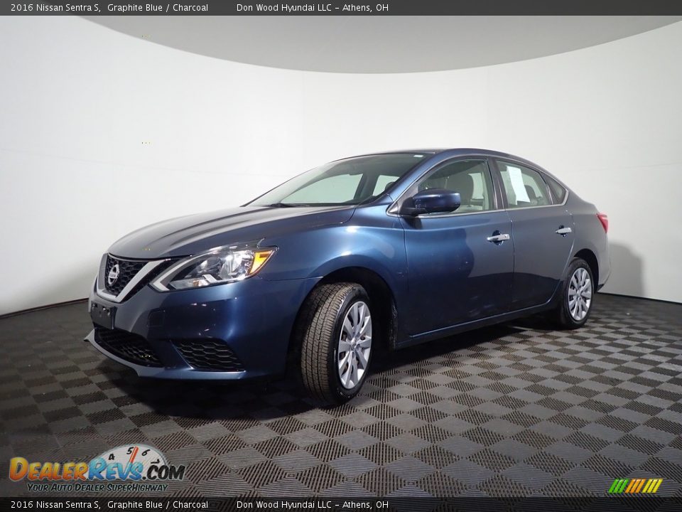 2016 Nissan Sentra S Graphite Blue / Charcoal Photo #8