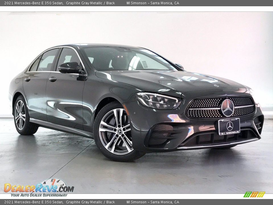 2021 Mercedes-Benz E 350 Sedan Graphite Gray Metallic / Black Photo #12