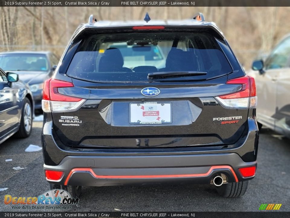 2019 Subaru Forester 2.5i Sport Crystal Black Silica / Gray Photo #3