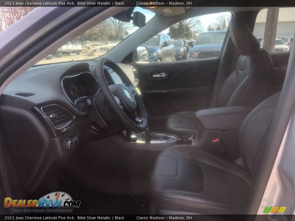 2021 Jeep Cherokee Latitude Plus 4x4 Billet Silver Metallic / Black Photo #2