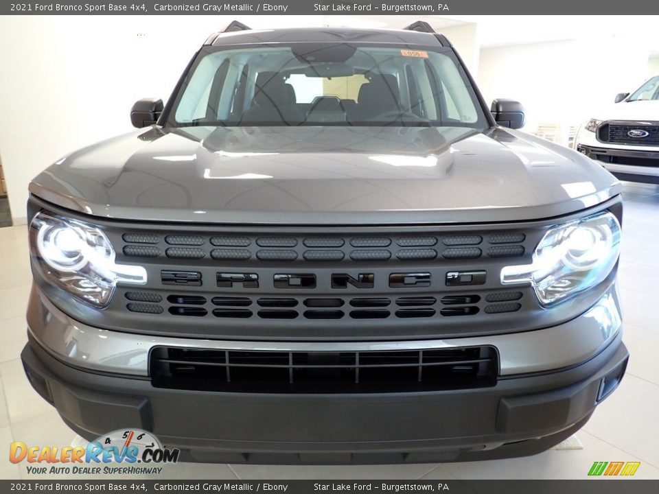 2021 Ford Bronco Sport Base 4x4 Carbonized Gray Metallic / Ebony Photo #8