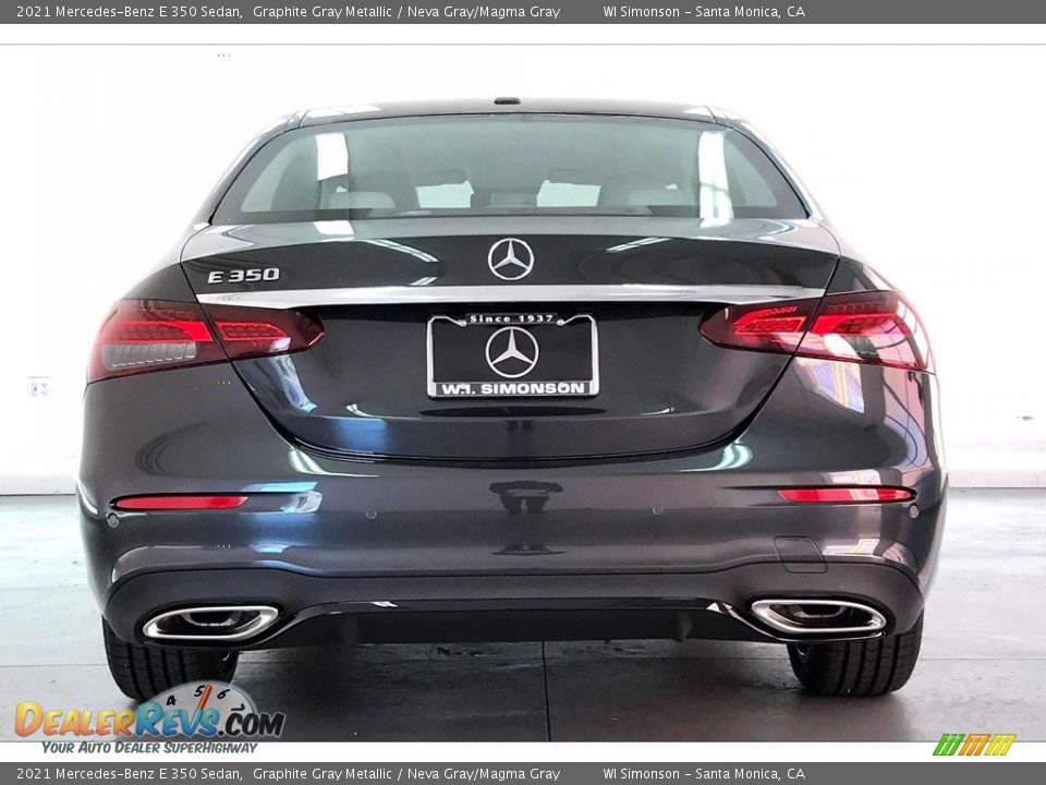 2021 Mercedes-Benz E 350 Sedan Graphite Gray Metallic / Neva Gray/Magma Gray Photo #3