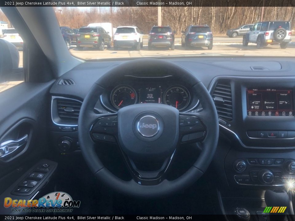 2021 Jeep Cherokee Latitude Plus 4x4 Billet Silver Metallic / Black Photo #5