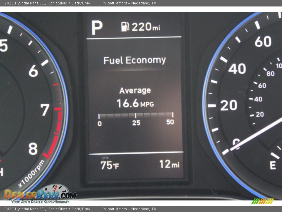 2021 Hyundai Kona SEL Sonic Silver / Black/Gray Photo #14