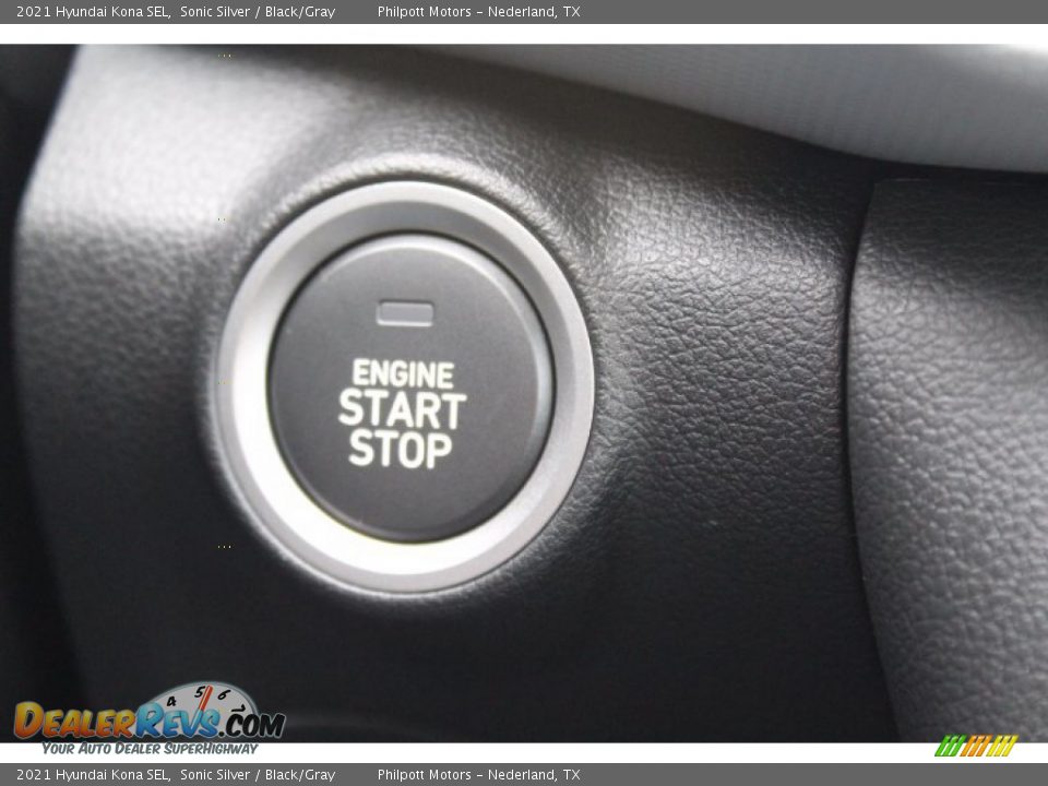 2021 Hyundai Kona SEL Sonic Silver / Black/Gray Photo #17