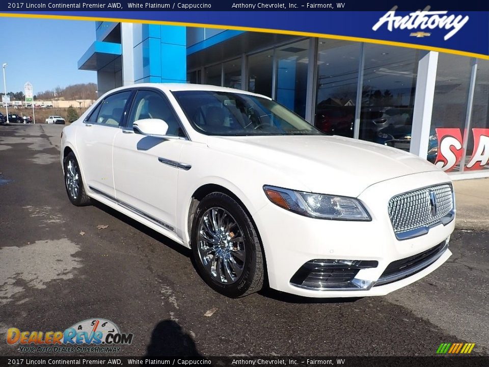 2017 Lincoln Continental Premier AWD White Platinum / Cappuccino Photo #1