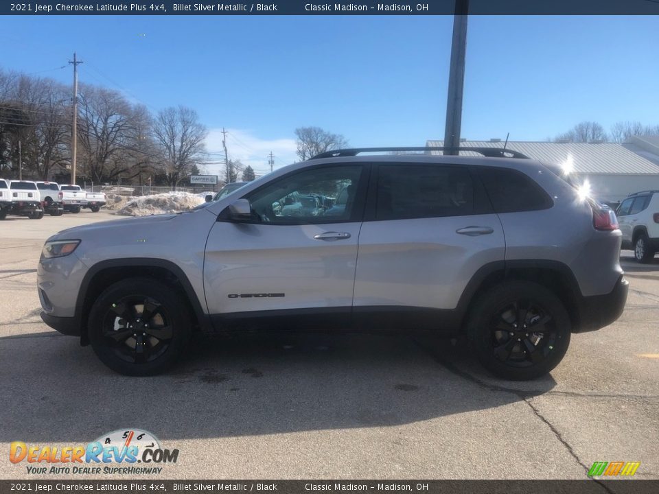 2021 Jeep Cherokee Latitude Plus 4x4 Billet Silver Metallic / Black Photo #9