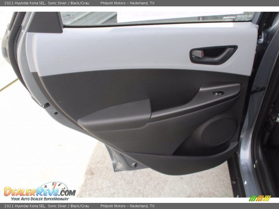 2021 Hyundai Kona SEL Sonic Silver / Black/Gray Photo #19