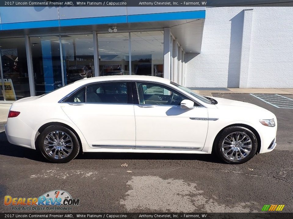 2017 Lincoln Continental Premier AWD White Platinum / Cappuccino Photo #2
