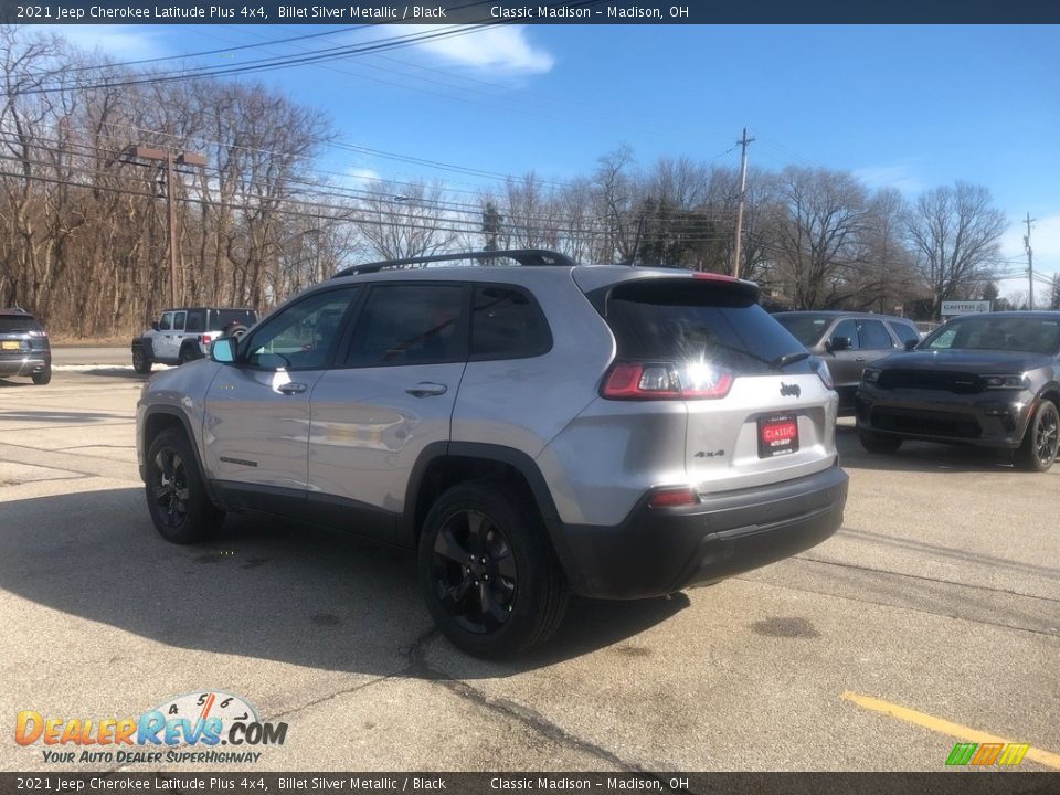 2021 Jeep Cherokee Latitude Plus 4x4 Billet Silver Metallic / Black Photo #10