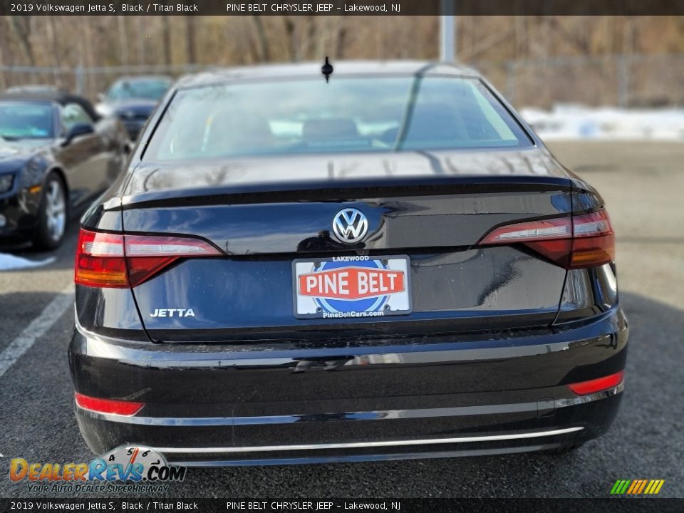 2019 Volkswagen Jetta S Black / Titan Black Photo #4