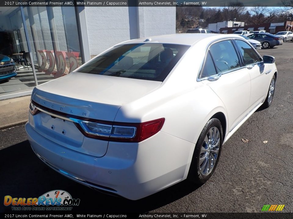 2017 Lincoln Continental Premier AWD White Platinum / Cappuccino Photo #3