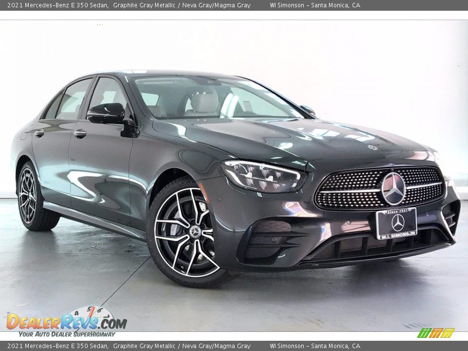 2021 Mercedes-Benz E 350 Sedan Graphite Gray Metallic / Neva Gray/Magma Gray Photo #12