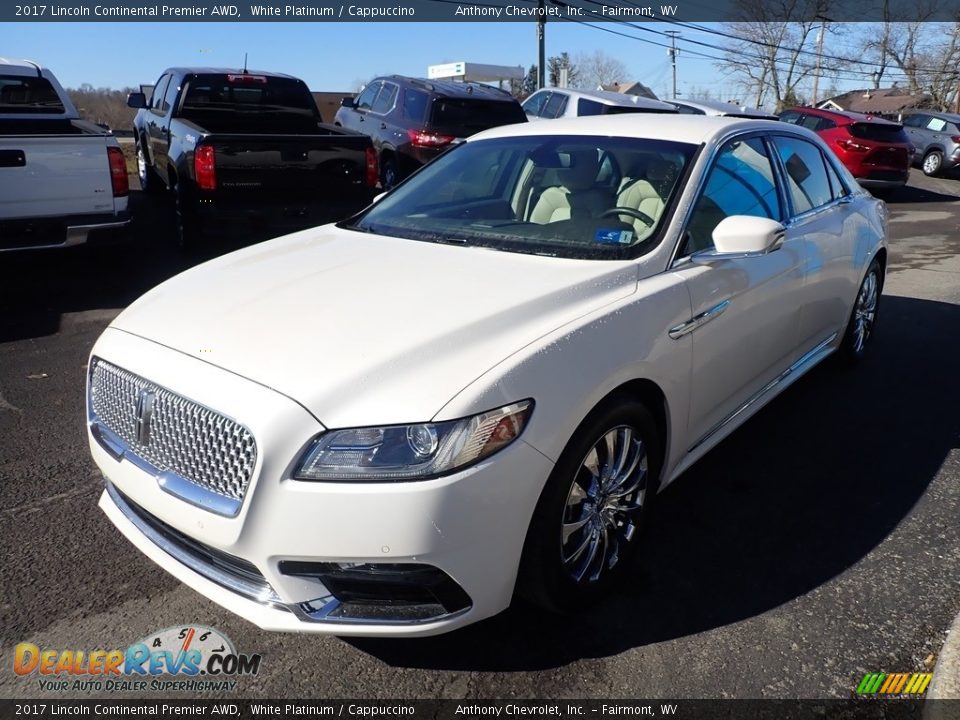 2017 Lincoln Continental Premier AWD White Platinum / Cappuccino Photo #6
