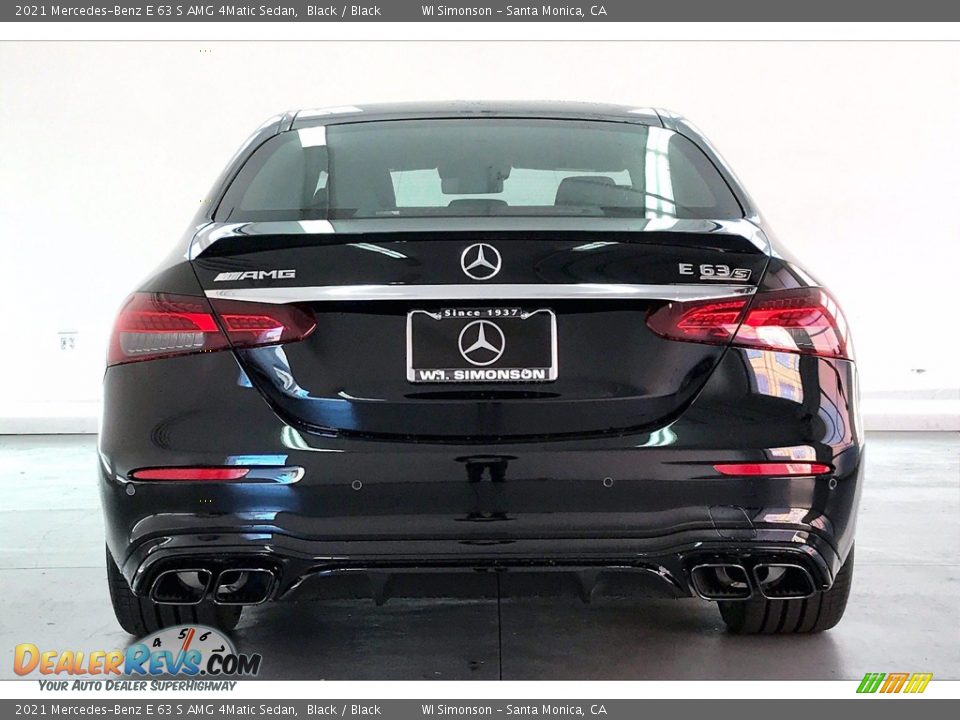2021 Mercedes-Benz E 63 S AMG 4Matic Sedan Black / Black Photo #3