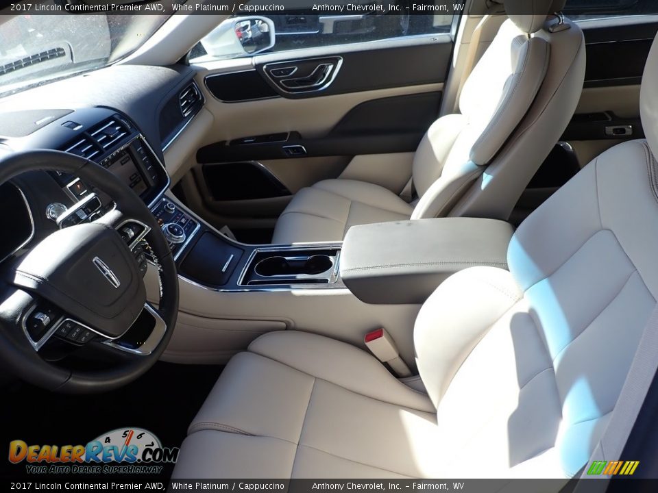2017 Lincoln Continental Premier AWD White Platinum / Cappuccino Photo #11