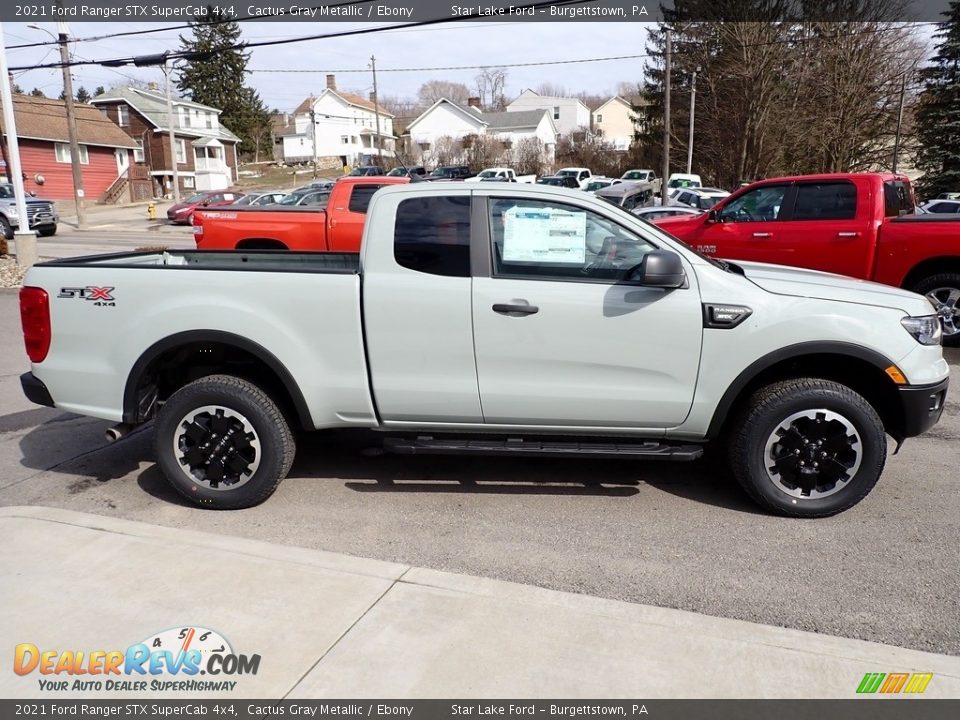 Cactus Gray Metallic 2021 Ford Ranger STX SuperCab 4x4 Photo #6