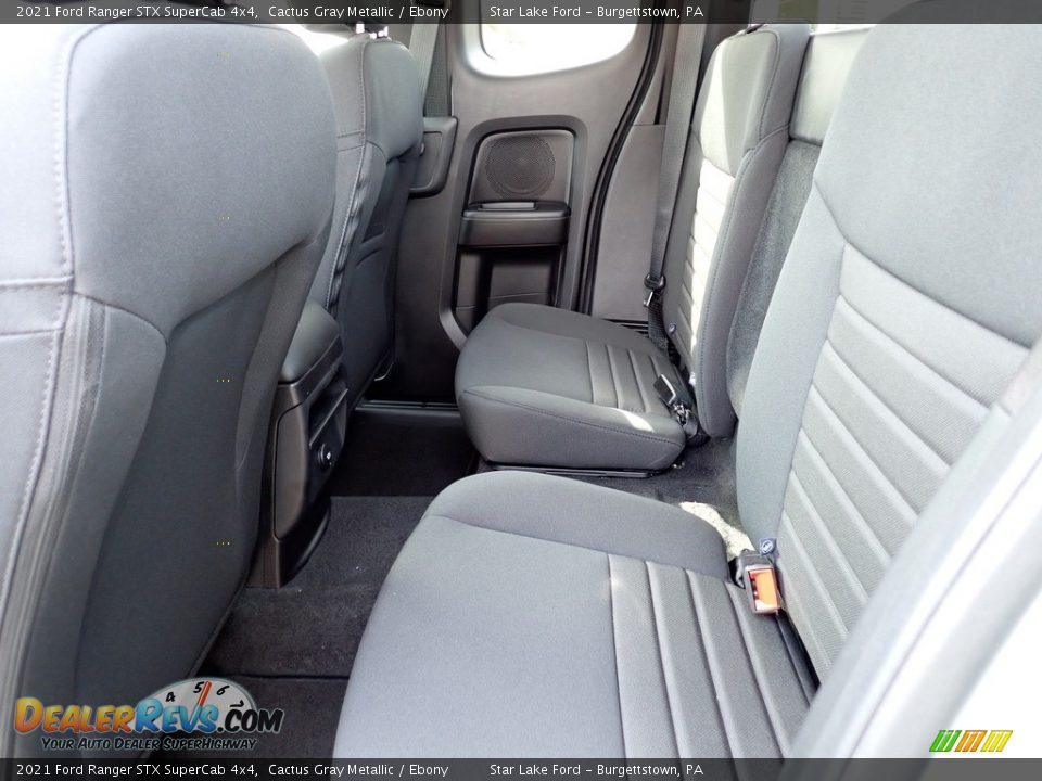 Rear Seat of 2021 Ford Ranger STX SuperCab 4x4 Photo #10