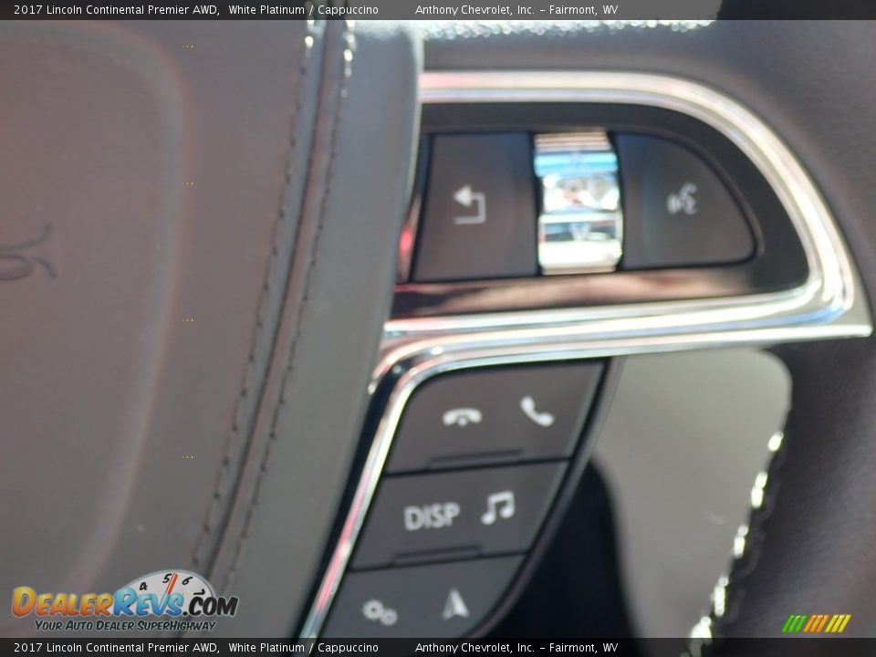 2017 Lincoln Continental Premier AWD White Platinum / Cappuccino Photo #18