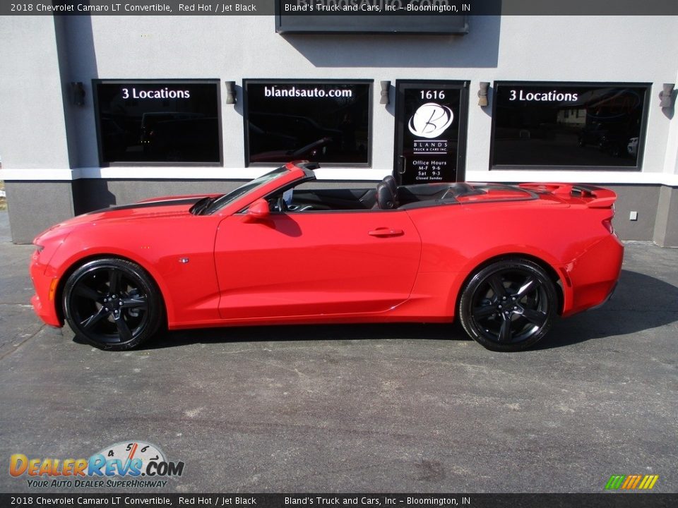 2018 Chevrolet Camaro LT Convertible Red Hot / Jet Black Photo #1