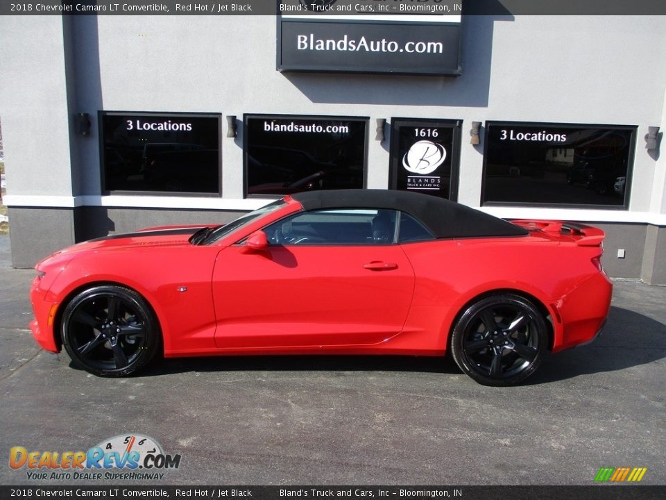 2018 Chevrolet Camaro LT Convertible Red Hot / Jet Black Photo #2