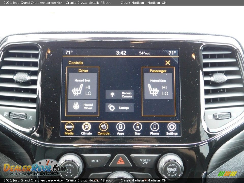 2021 Jeep Grand Cherokee Laredo 4x4 Granite Crystal Metallic / Black Photo #7