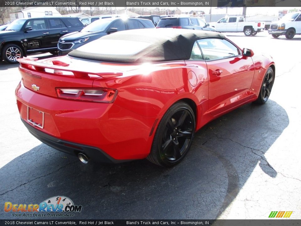 2018 Chevrolet Camaro LT Convertible Red Hot / Jet Black Photo #5