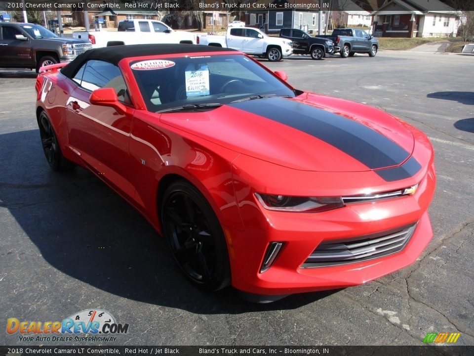 2018 Chevrolet Camaro LT Convertible Red Hot / Jet Black Photo #6