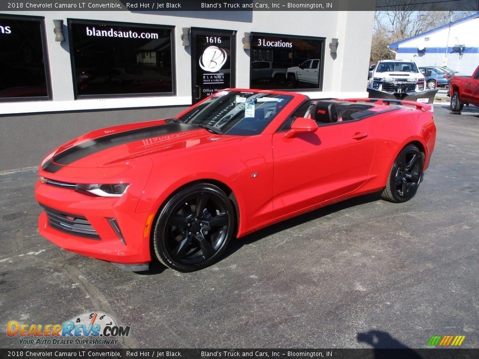 2018 Chevrolet Camaro LT Convertible Red Hot / Jet Black Photo #7