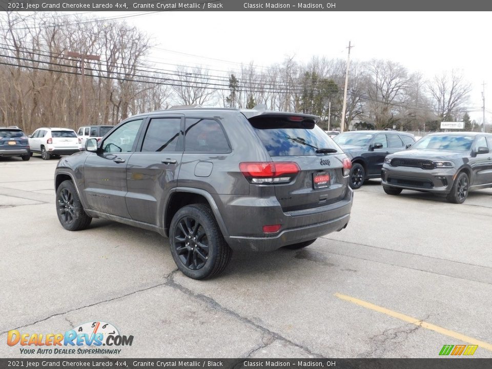 2021 Jeep Grand Cherokee Laredo 4x4 Granite Crystal Metallic / Black Photo #10