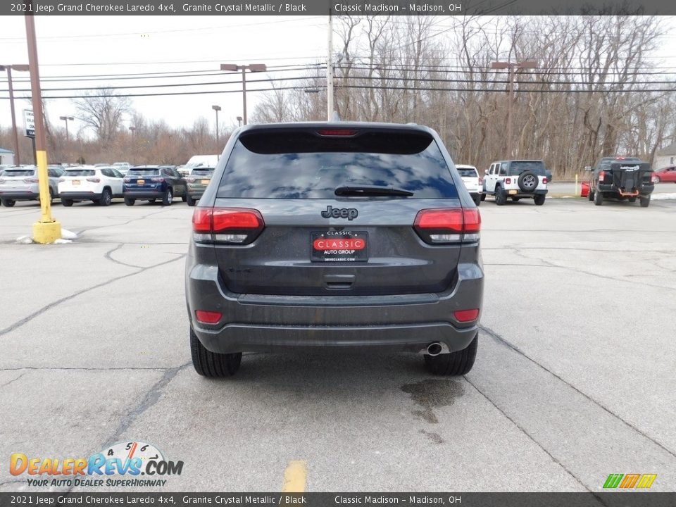 2021 Jeep Grand Cherokee Laredo 4x4 Granite Crystal Metallic / Black Photo #11