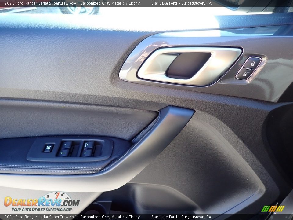 2021 Ford Ranger Lariat SuperCrew 4x4 Carbonized Gray Metallic / Ebony Photo #13