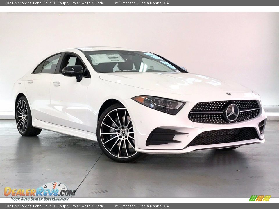 2021 Mercedes-Benz CLS 450 Coupe Polar White / Black Photo #12