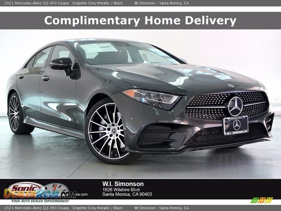 2021 Mercedes-Benz CLS 450 Coupe Graphite Grey Metallic / Black Photo #1