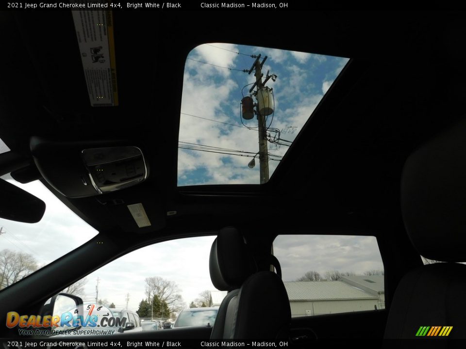 2021 Jeep Grand Cherokee Limited 4x4 Bright White / Black Photo #4