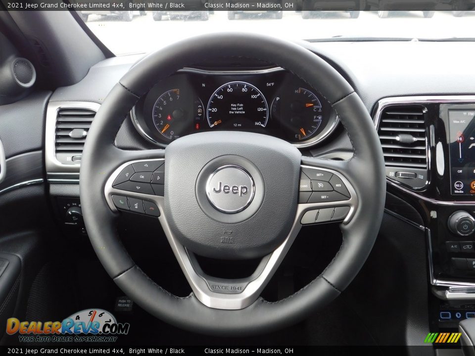 2021 Jeep Grand Cherokee Limited 4x4 Steering Wheel Photo #6