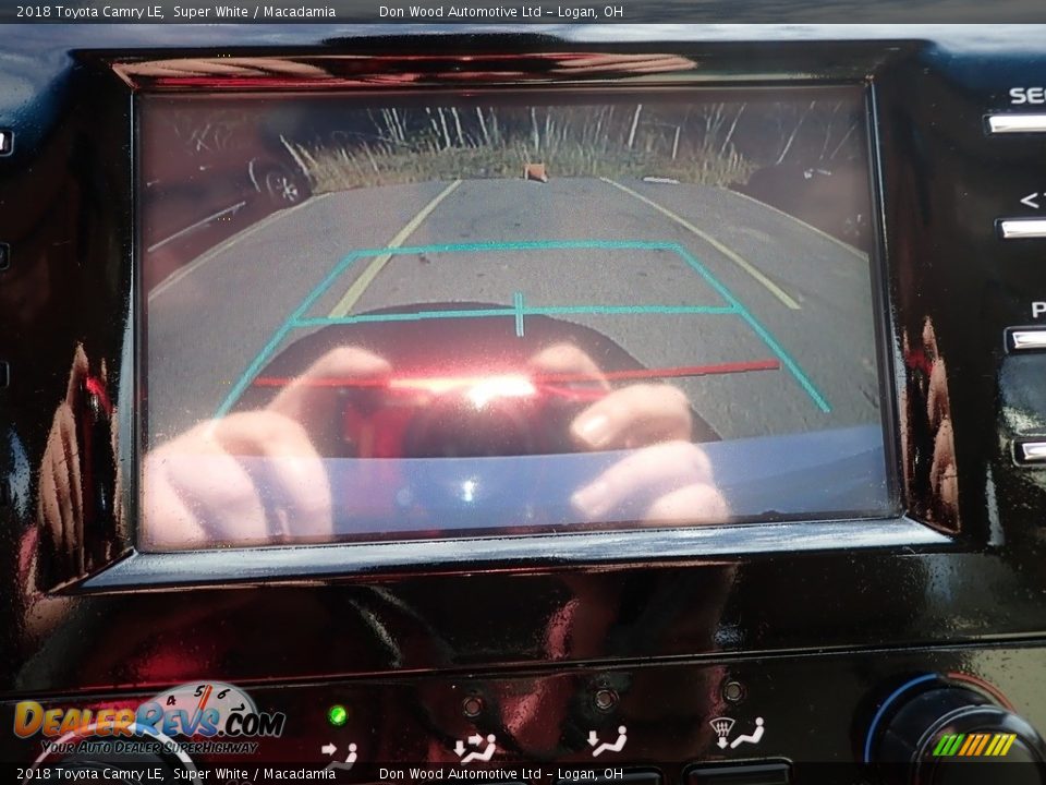 2018 Toyota Camry LE Super White / Macadamia Photo #2