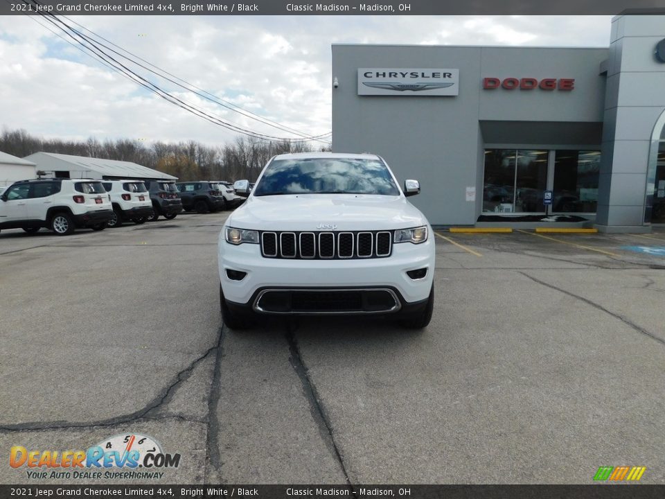 2021 Jeep Grand Cherokee Limited 4x4 Bright White / Black Photo #9